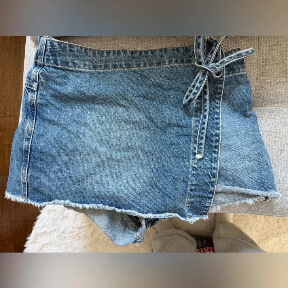 Free people Denim Skort - Picture 1 of 3